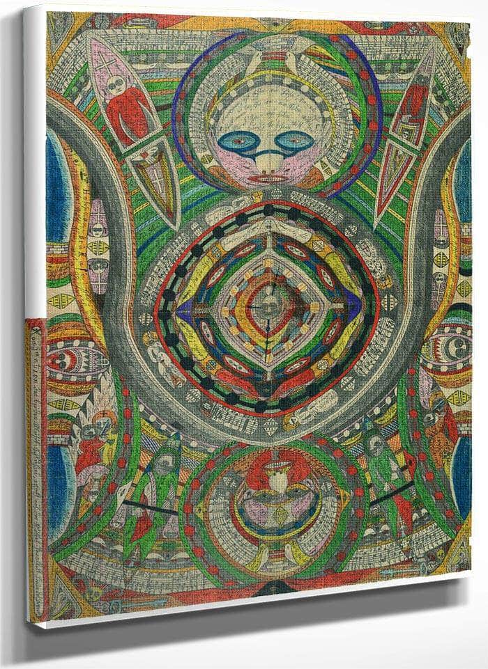 Giant City Band Wald Hall 1911 By Adolf Wolfli Fine Art Print