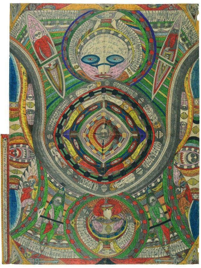 Giant City Band Wald Hall 1911 By Adolf Wolfli Fine Art Print