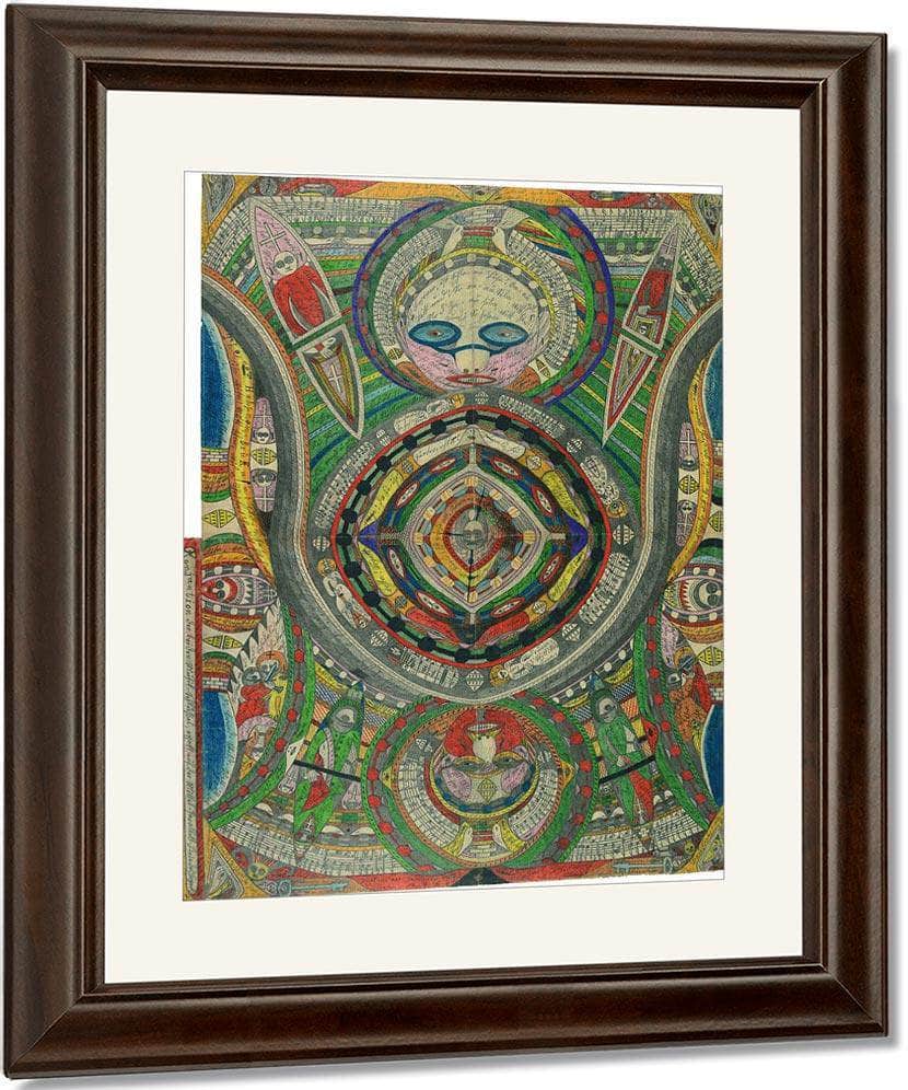 Giant City Band Wald Hall 1911 By Adolf Wolfli Fine Art Print