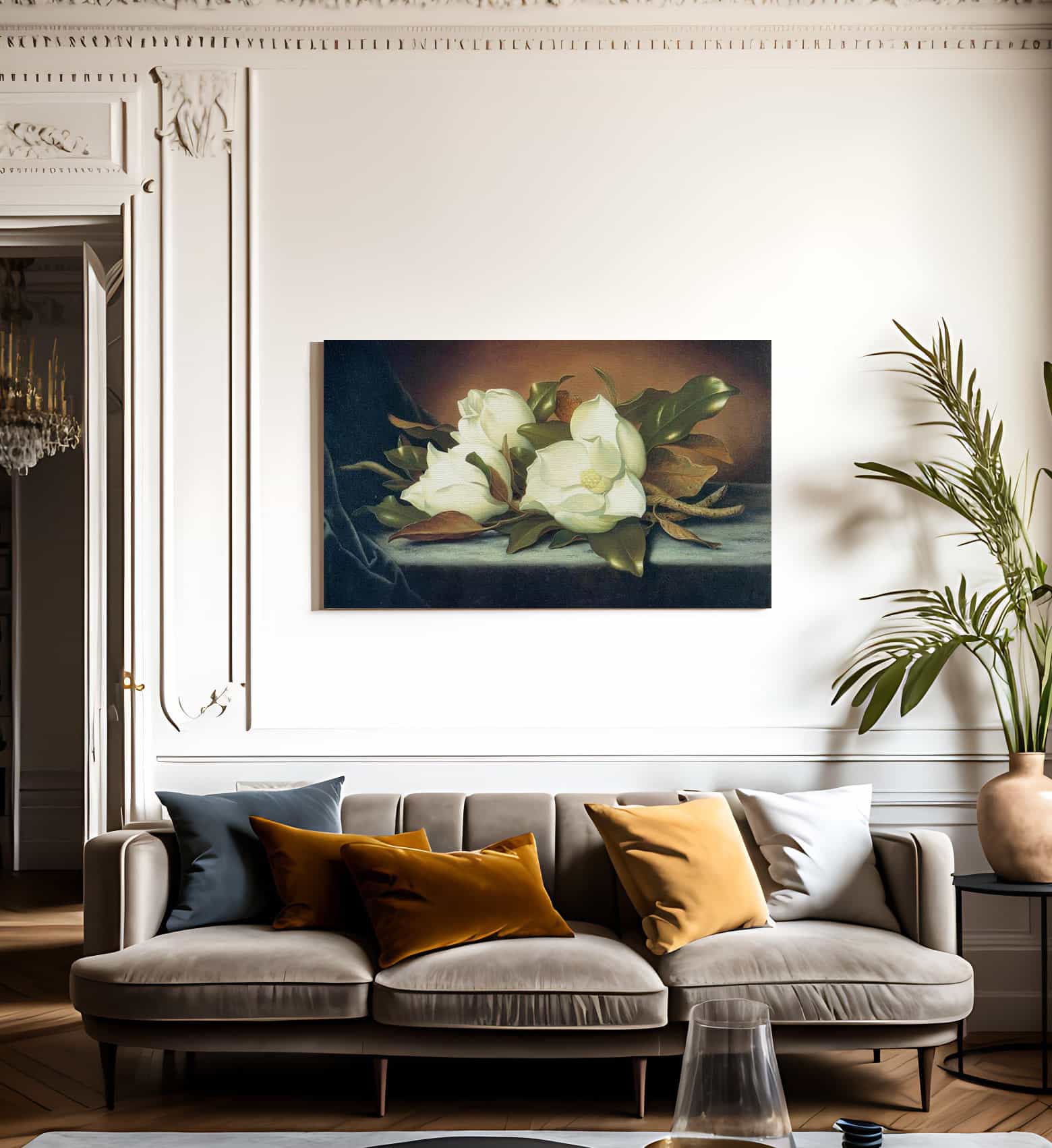 Giant Magnolias By Martin Johnson Heade Fine Art Print