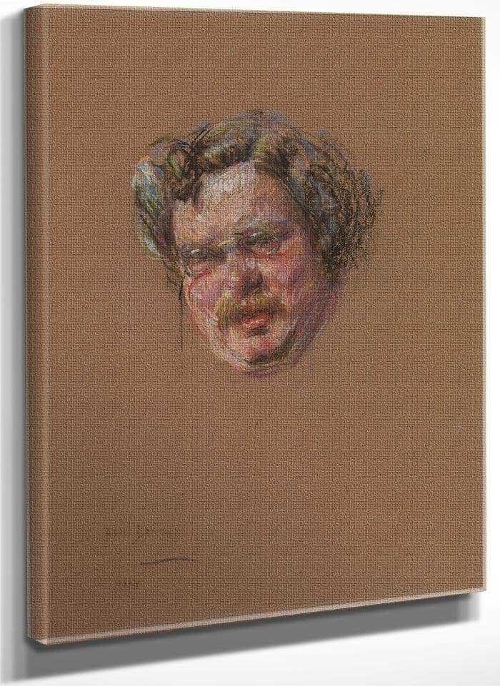 Gilbert K. Chesterton By Alice Pike Barney Fine Art Print