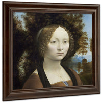 Ginevra De' Benci [Obverse] By Leonardo Da Vinci Fine Art Print