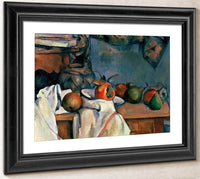 Ginger Pot With Pomegranate And Pears By Cezanne Paul Fine Art Print