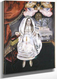 Girl At Her First Communion 1914 By Maria Blanchard Fine Art Print