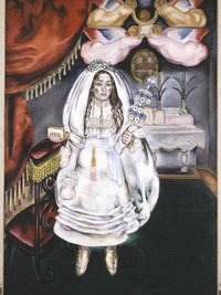 Girl At Her First Communion 1914 By Maria Blanchard Fine Art Print