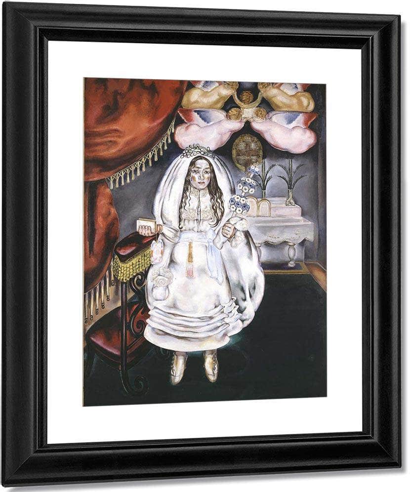 Girl At Her First Communion 1914 By Maria Blanchard Fine Art Print