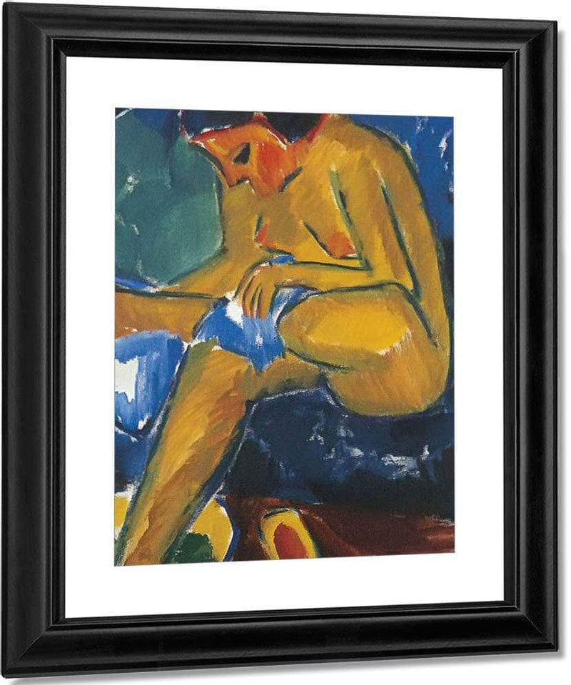 Girl At Her Toilet M9 Karl Schmidt Rottluff Fine Art Print