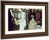 Girl At The Piano (Overture To Tannhauser) By Paul Cezanne Fine Art Print