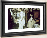 Girl At The Piano (Overture To Tannhauser) By Paul Cezanne Fine Art Print