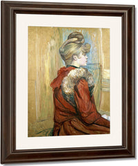 Girl In A Fur, Miss Jeanne Fontaine By Henri Marie Raymond De Toulouse Lautrec Monfa Fine Art Print