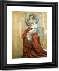 Girl In A Fur, Miss Jeanne Fontaine By Henri Marie Raymond De Toulouse Lautrec Monfa Fine Art Print