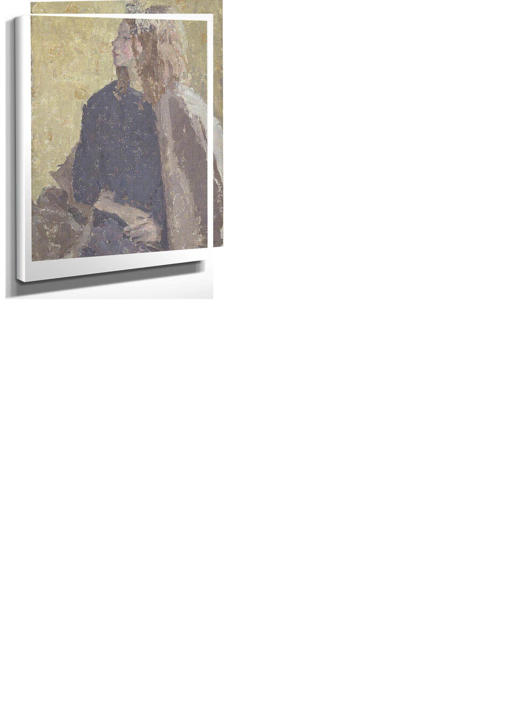 Girl In Profile 1918 By Gwendolen Mary John Fine Art Print