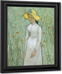 Girl In White By Vincent Van Gogh Fine Art Print