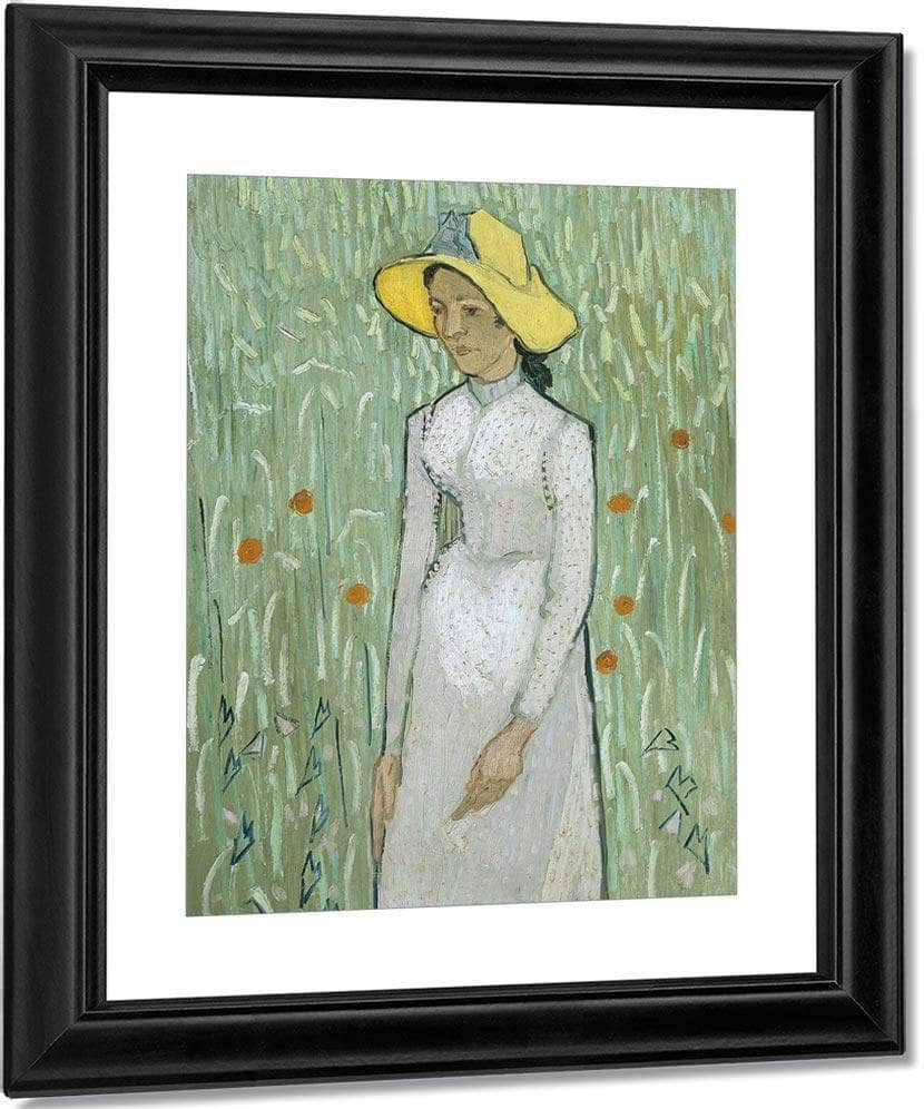 Girl In White By Vincent Van Gogh Fine Art Print
