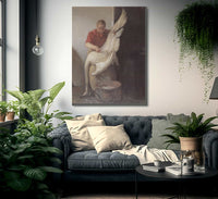 Girl Plucking A Swan 1900 By Anna Ancher Fine Art Print