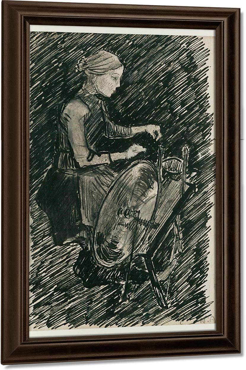Girl Spinning By Nicolai Astrup Fine Art Print