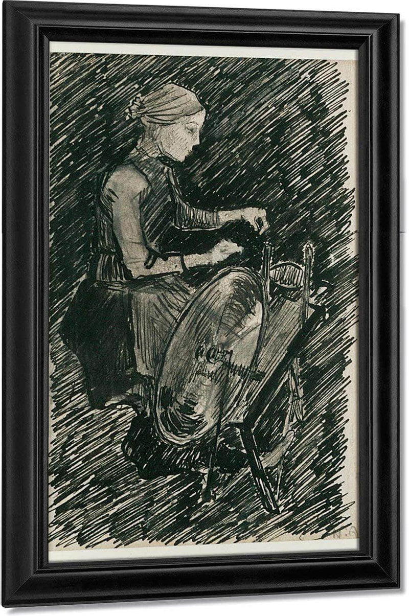 Girl Spinning By Nicolai Astrup Fine Art Print