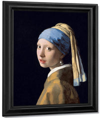 Girl With A Pearl Earring 1665 By Johannes Vermeer Fine Art Print