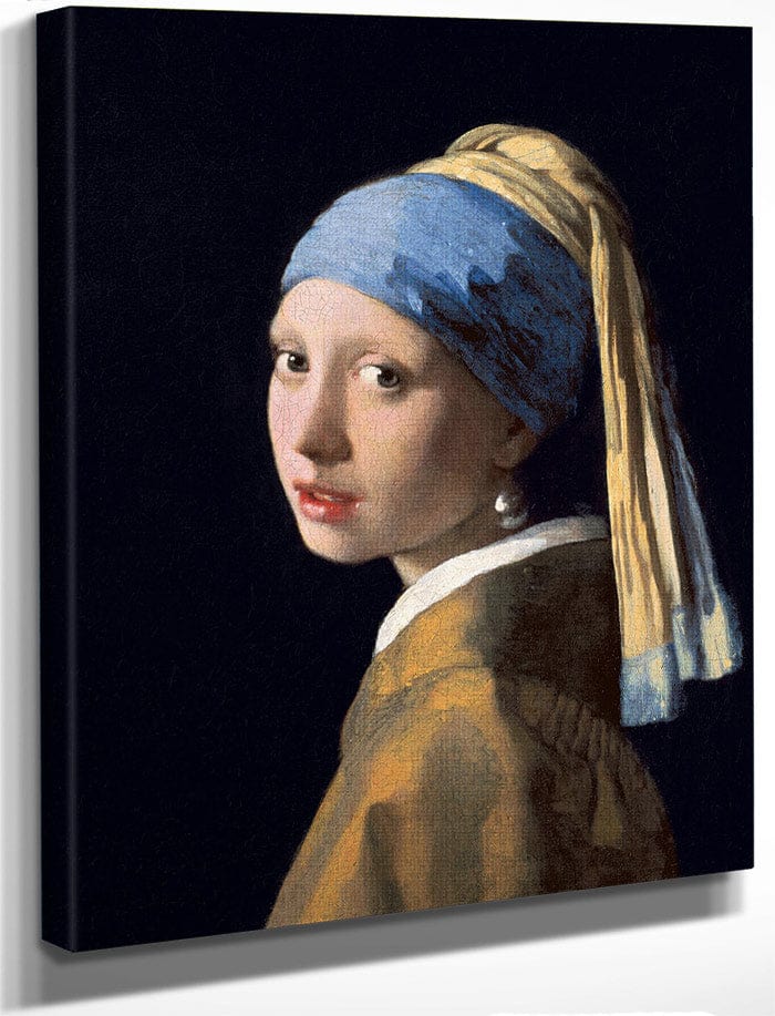 Girl With A Pearl Earring 1665 By Johannes Vermeer Fine Art Print