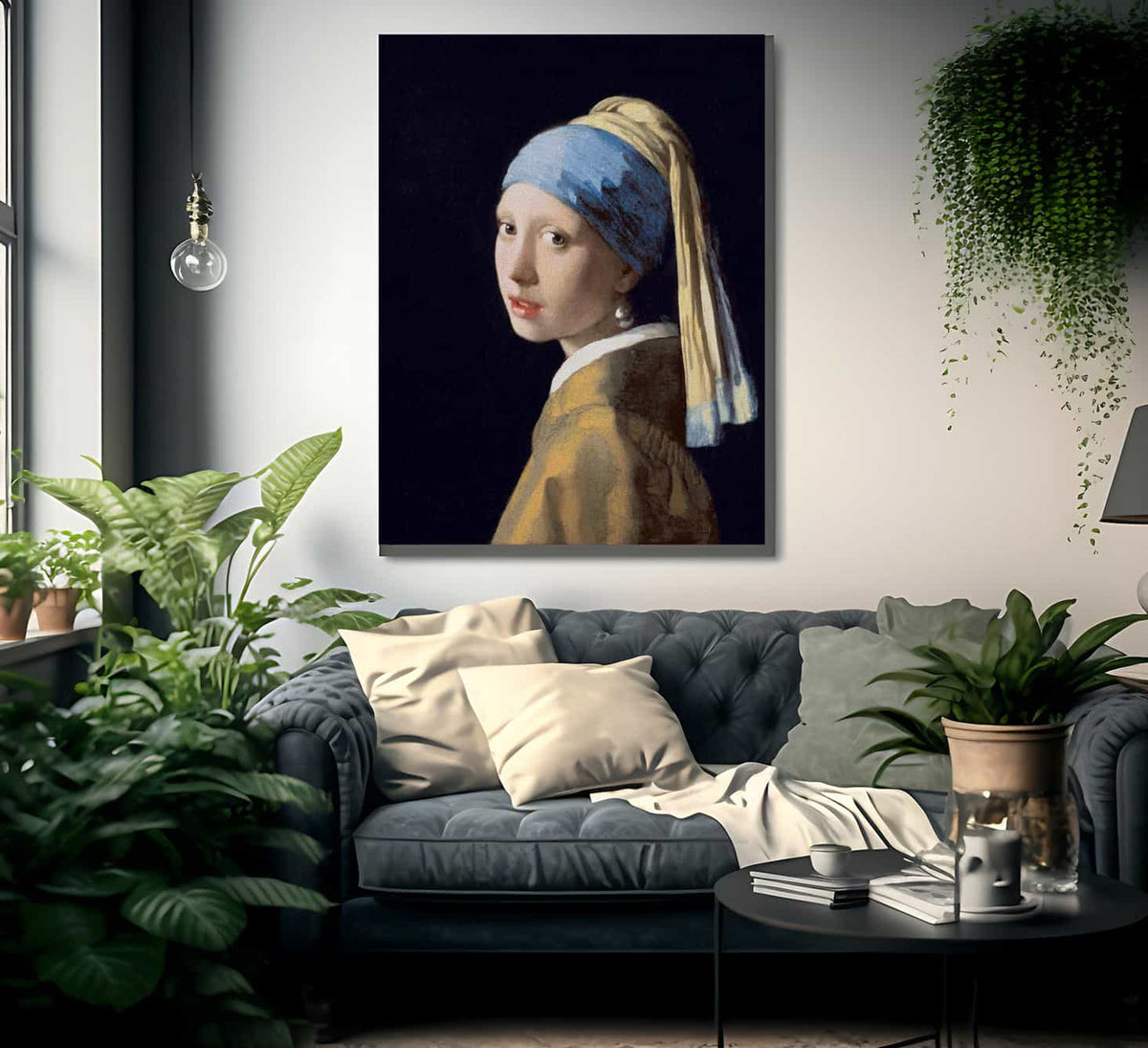 Girl With A Pearl Earring 1665 By Johannes Vermeer Fine Art Print