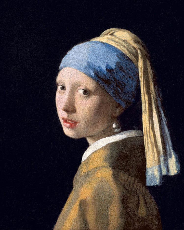 Girl With A Pearl Earring 1665 By Johannes Vermeer Fine Art Print