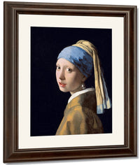 Girl With A Pearl Earring 1665 By Johannes Vermeer Fine Art Print