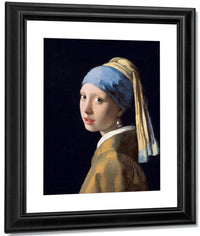 Girl With A Pearl Earring 1665 By Johannes Vermeer Fine Art Print