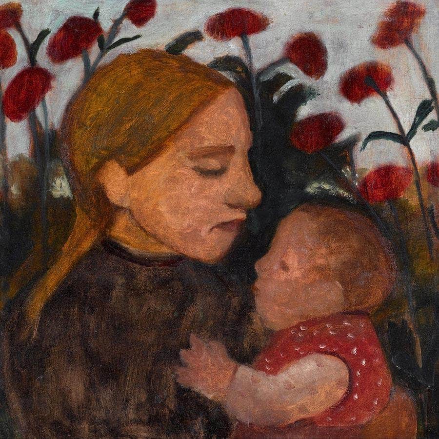 Girl With Child By Paula Modersohn Becker Fine Art Print