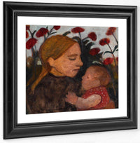 Girl With Child By Paula Modersohn Becker Fine Art Print