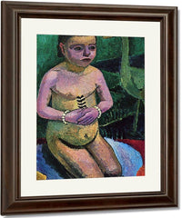 Girl With Stork By Paula Modersohn Becker Fine Art Print