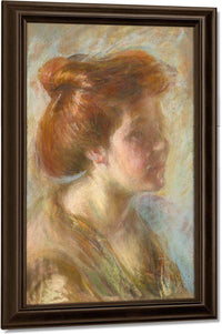 Girl With Titian Hair By Alice Pike Barney Fine Art Print