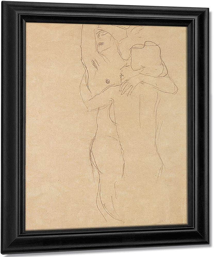 Girlfriends, 1905 By Gustav Klimt Fine Art Print