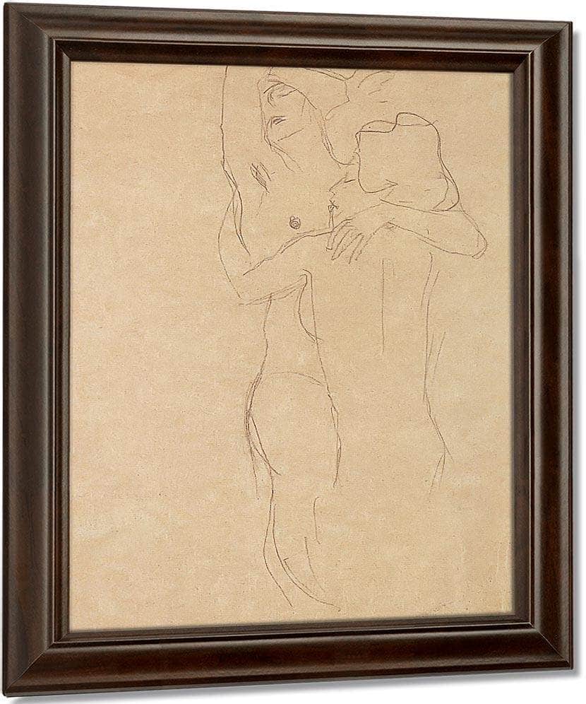 Girlfriends, 1905 By Gustav Klimt Fine Art Print