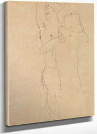 Girlfriends, 1905 By Gustav Klimt Fine Art Print