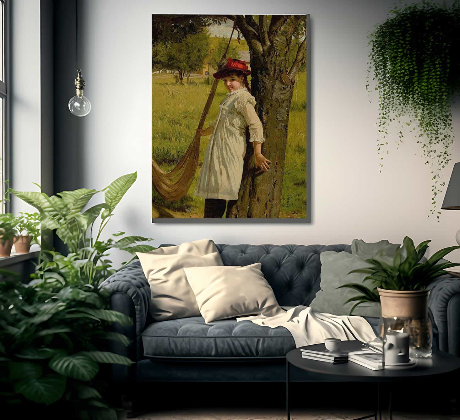 Give Me A Swing By John George Brown Fine Art Print