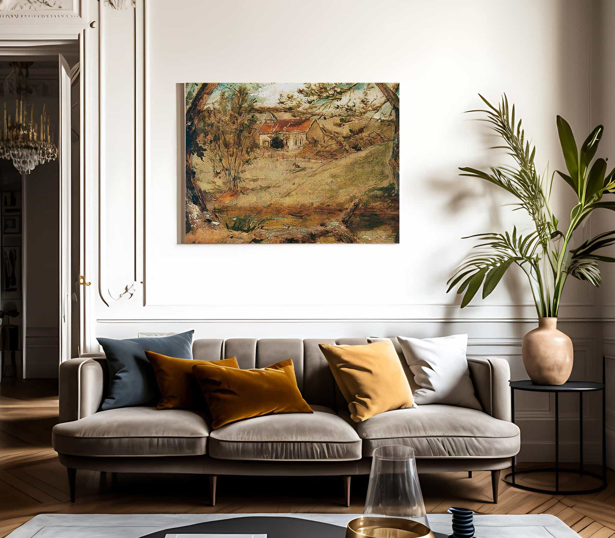 Givendale Church By William Etty Fine Art Print