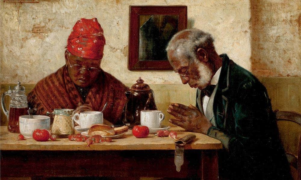 Giving Thanks By Harry Roseland Fine Art Print