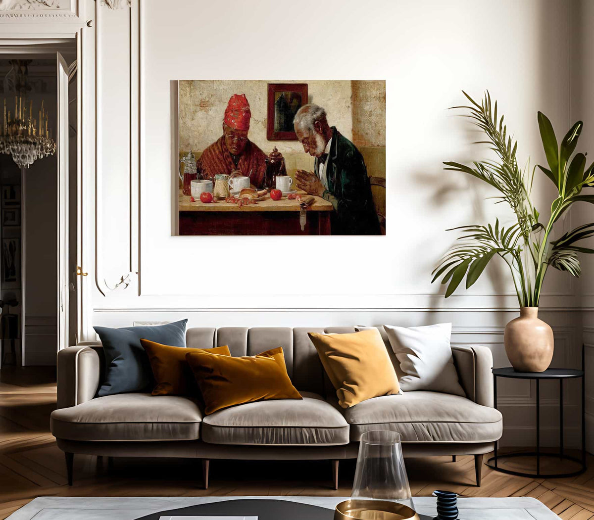 Giving Thanks By Harry Roseland Fine Art Print