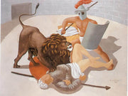 Gladiators And Lion1927 By Henri Rousseau Fine Art Print