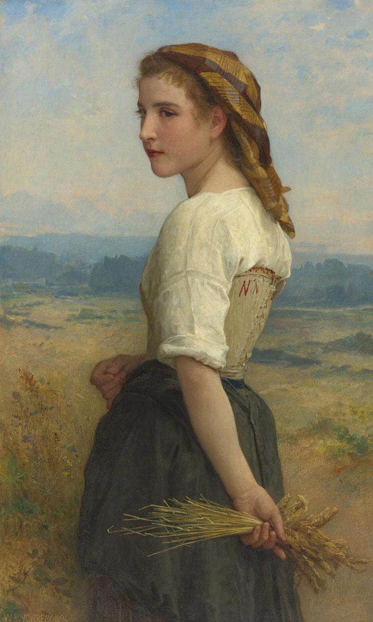 Glaneuse By William Henry Walker Fine Art Print