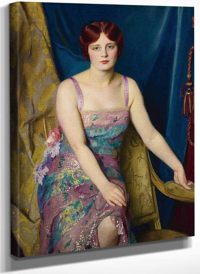 Glitter By William Mcgregor Paxton Fine Art Print