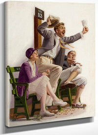 Go Yankees Liberty Magazine Cover August 7 1926 By Leslie Thrasher Fine Art Print