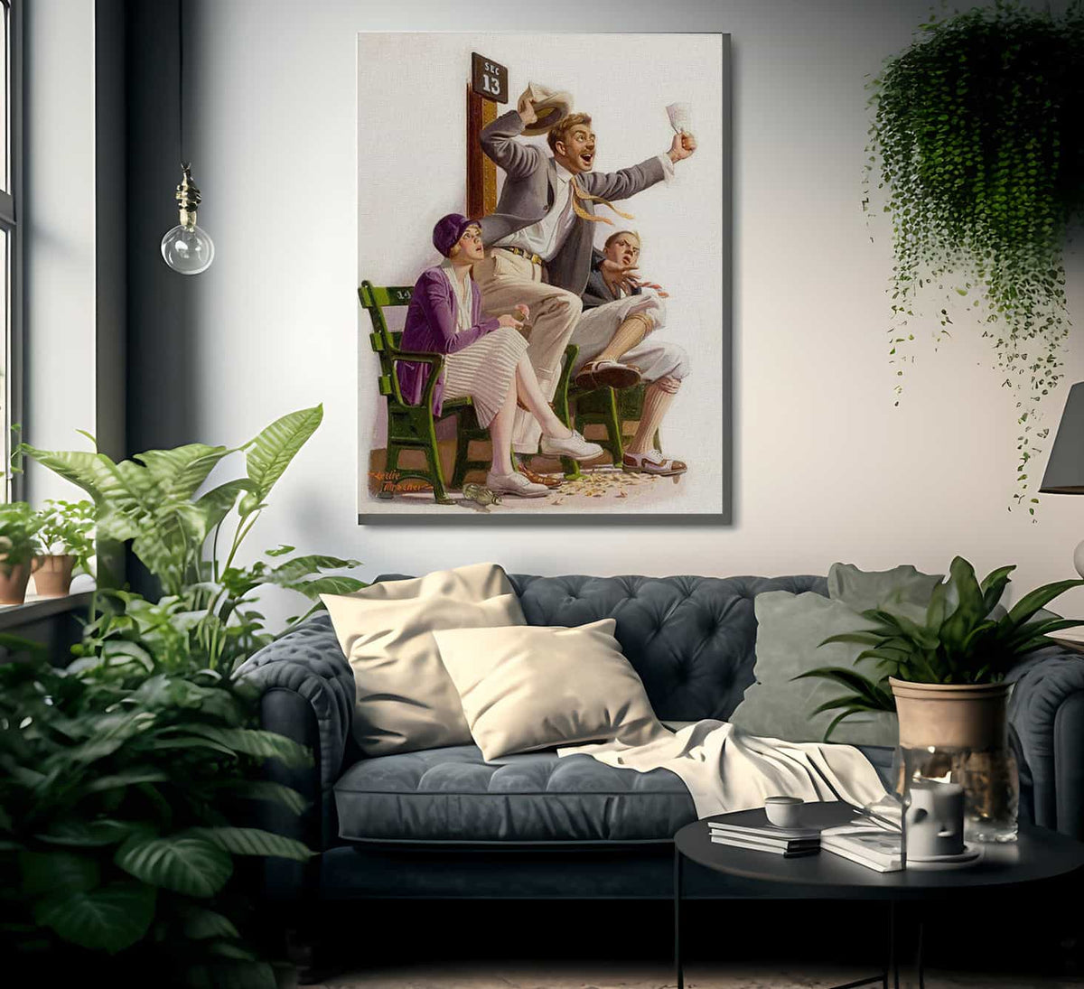 Go Yankees Liberty Magazine Cover August 7 1926 By Leslie Thrasher Fine Art Print