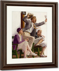 Go Yankees Liberty Magazine Cover August 7 1926 By Leslie Thrasher Fine Art Print