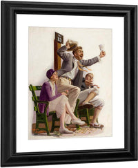 Go Yankees Liberty Magazine Cover August 7 1926 By Leslie Thrasher Fine Art Print