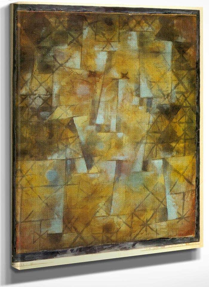 God Of The Northern Woods 1922 32 By Paul Klee Fine Art Print