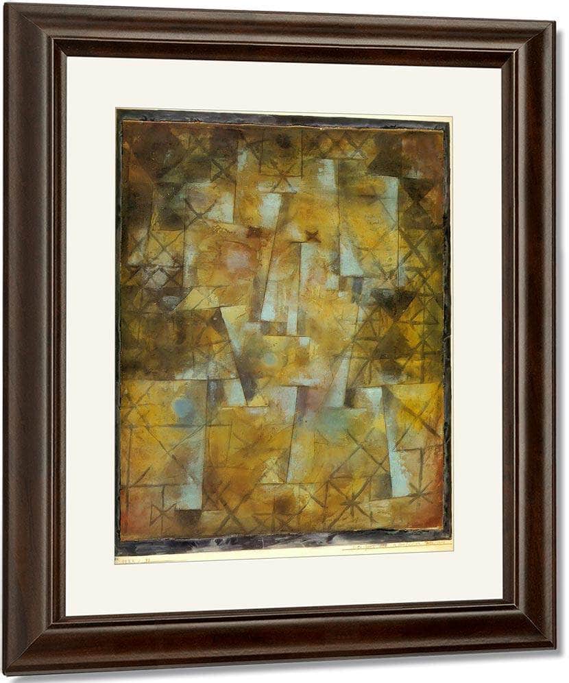 God Of The Northern Woods 1922 32 By Paul Klee Fine Art Print