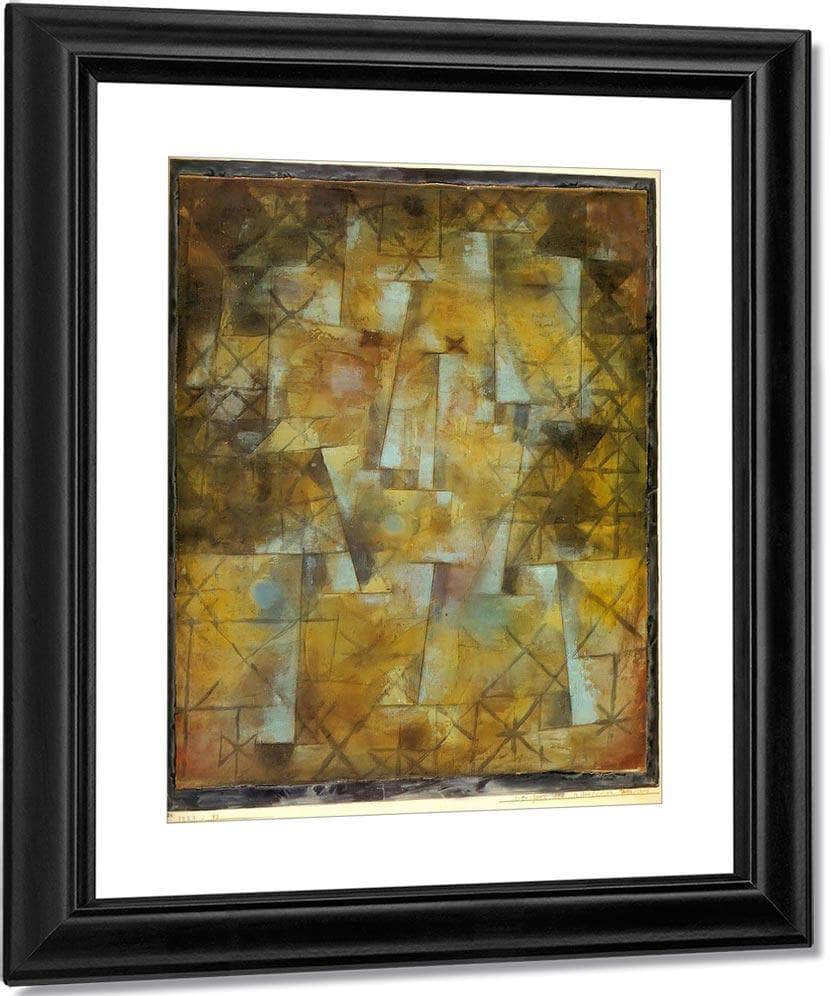 God Of The Northern Woods 1922 32 By Paul Klee Fine Art Print