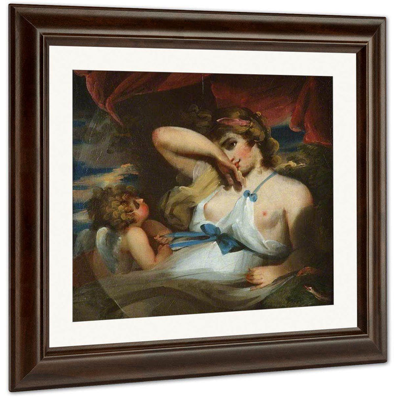 Goddess And Cupid By William Etty Fine Art Print