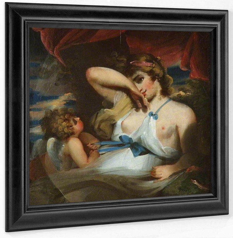 Goddess And Cupid By William Etty Fine Art Print